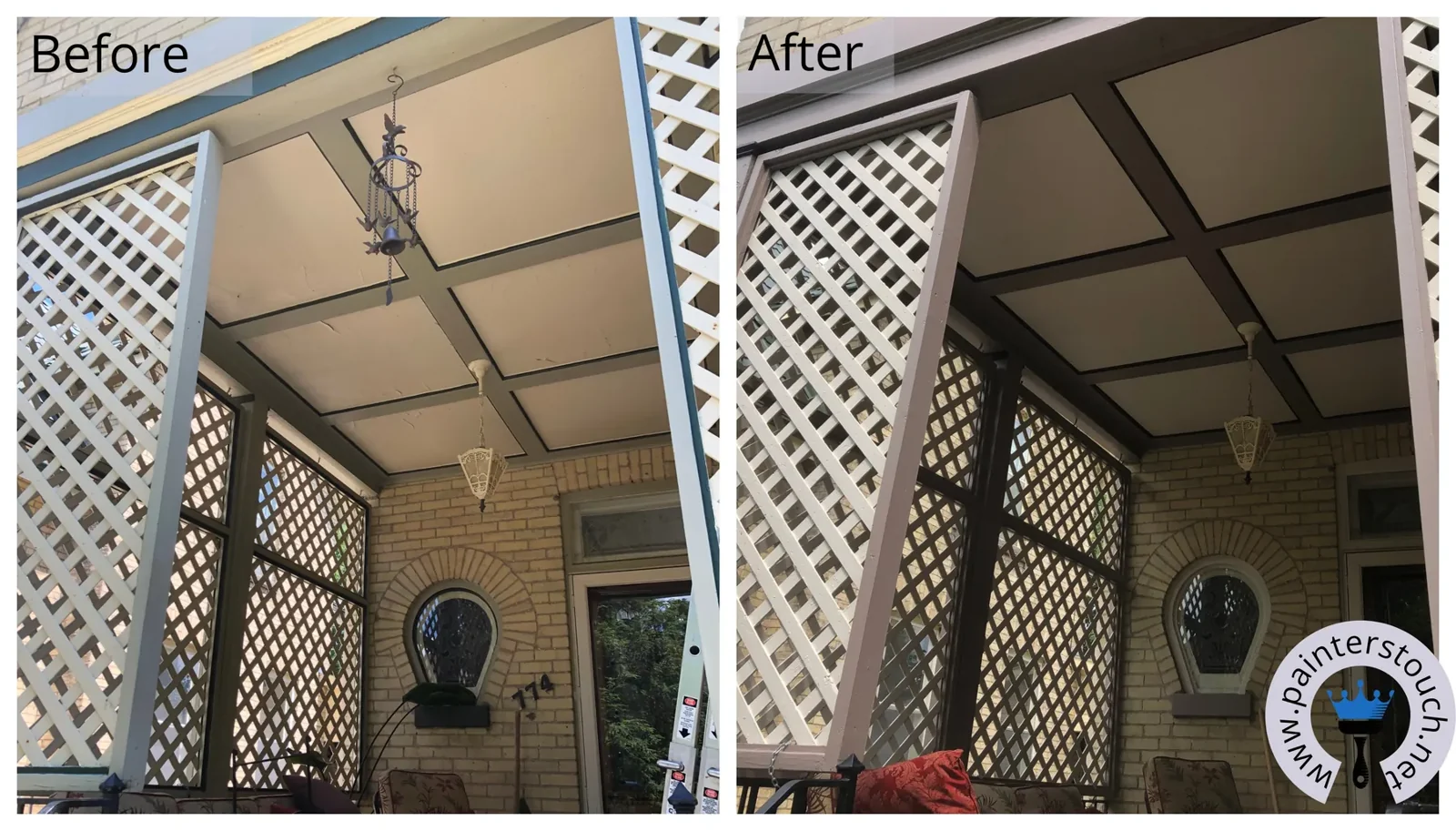 Historical home exterior before and after painting — project 6